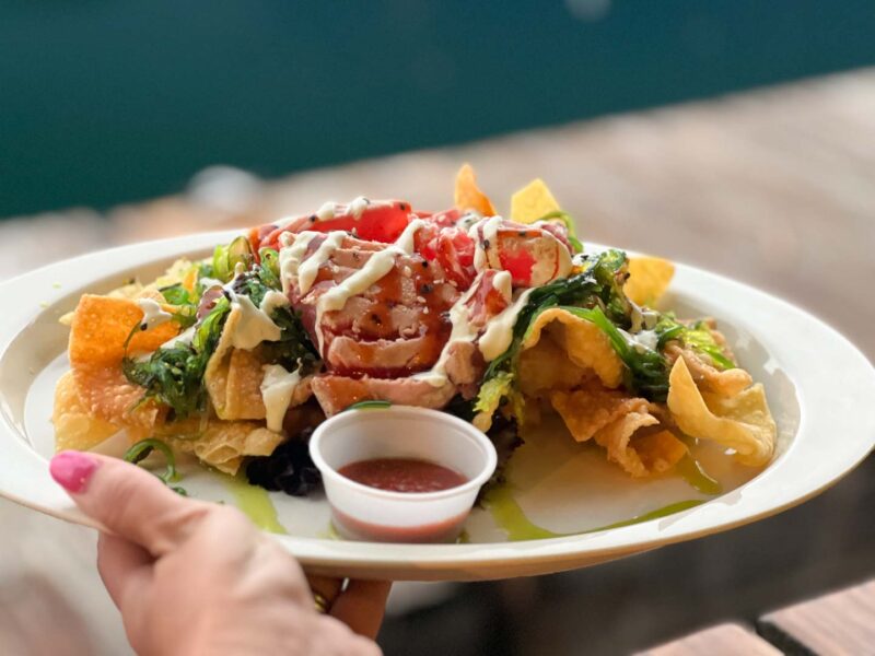 tuna nachos Hog Fish Bar and Grill Key West Restaurant
