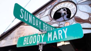 Bloody Mary Sunday Brunch Wicked Hop Sign Milwaukee