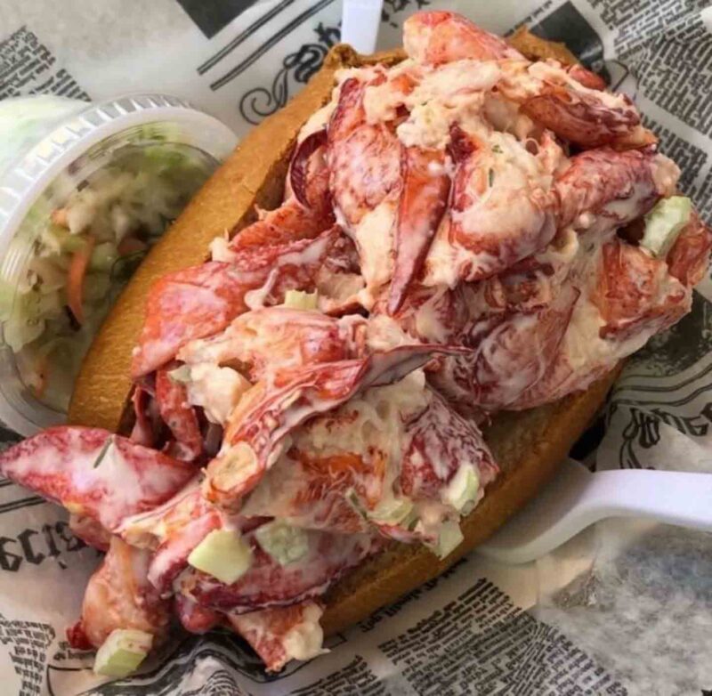 DJ's clam shack sandwich some of the best seafood in Key West
