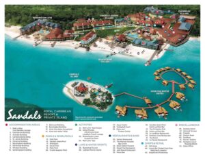 Sandals Royal Caribbean Resort Map