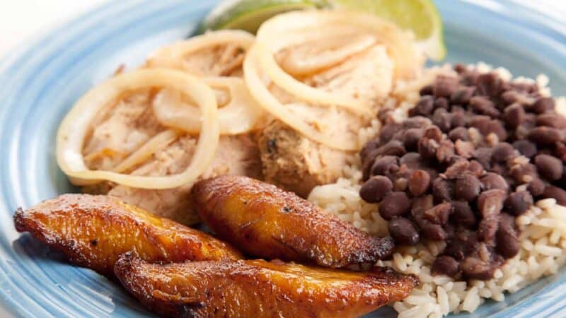 Cuban food in Key West plate.