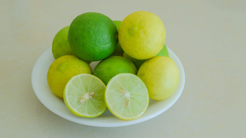 bowl of Key Limes used for the best Key Lime Pie