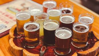 sample of beer at the best breweries in Wisconsin Dells