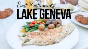 plate of loacal fish served at the best restaurant in Lake Geneva Wisconsin - Feature Image