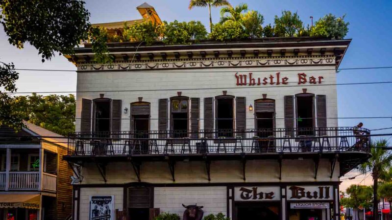 Bull & Whistle Key West Bar Duval Street. 