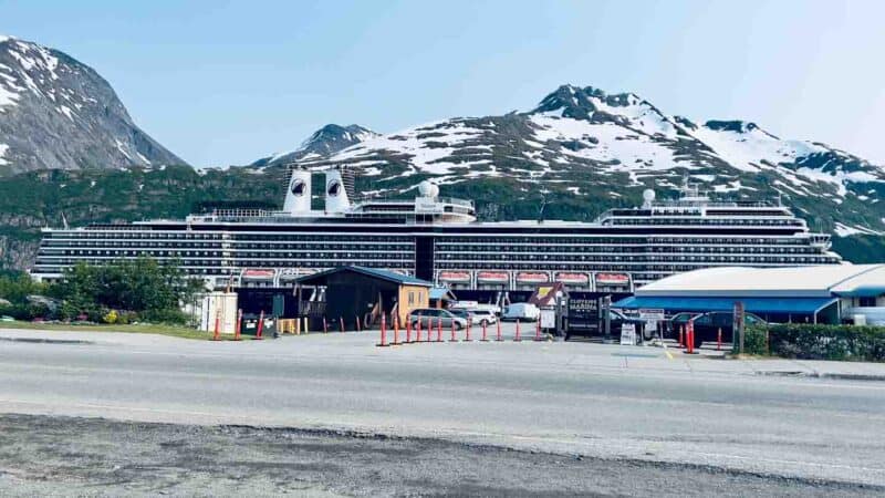 Holland America cruise in Whittier Alaska