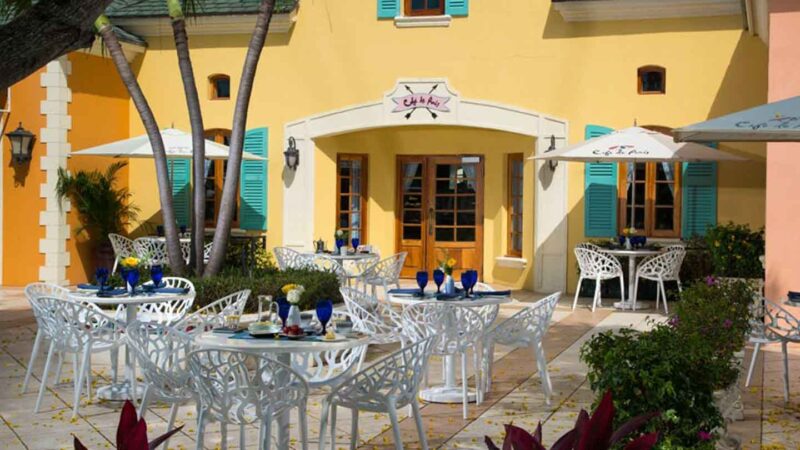 Cafe de Paris coffee and bakery restaurant at Beaches Resorts