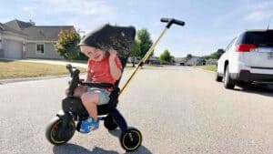 Doona Liki Trike with 2 year old boy
