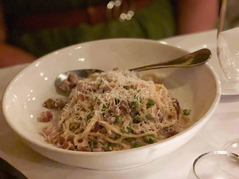 Carbonara pasta in Milwaukee