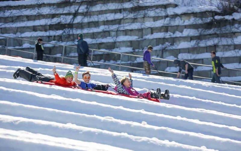 Tubing in Wisconsin at Cascade Mountain