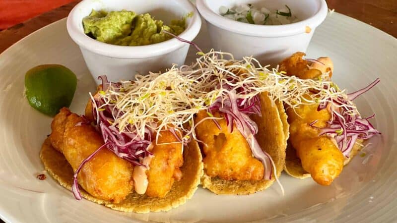 fish tacos in Mexico