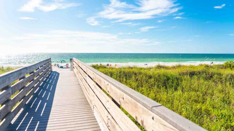boardwalk to Redington Beach Florida