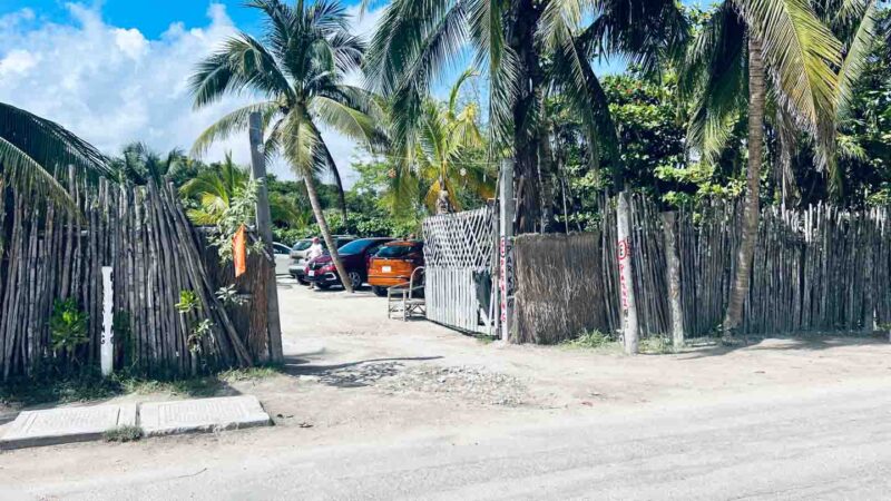 Tulum Beach Parking Lot - Paid car park in Tulum
