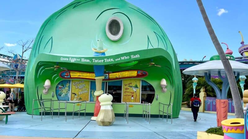 Green Eggs Ham Cafe Universal Orlando Cheap Food