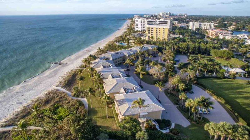 Naples Beach Florida Aerial photo
