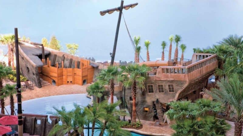 Pirate Ship waterpark at Club Wyndham Bonnet Creek Florida