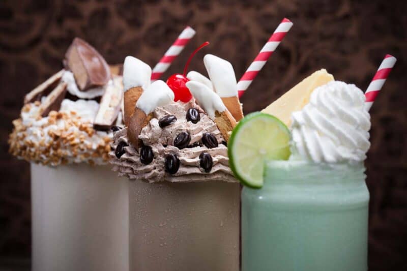 shakes at Toothsome Chocolate Emporium restaurant CityWalk Universal Orlando