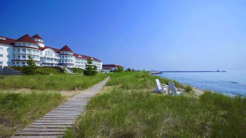 View of Blue Harbour Lake Lodge in Wisconsin