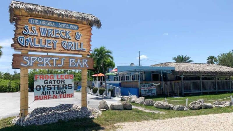 S.S. Wreck Galley Grill Restaurant in Marathon 