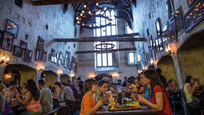 Inside the best restaurant at Universal Orlando The Leaky Cauldron