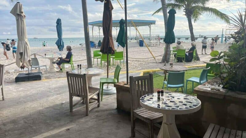 Salute! On the beach restaurant on the beach in Key West