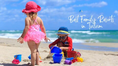 kids on best best family resorts in Tulum feature image
