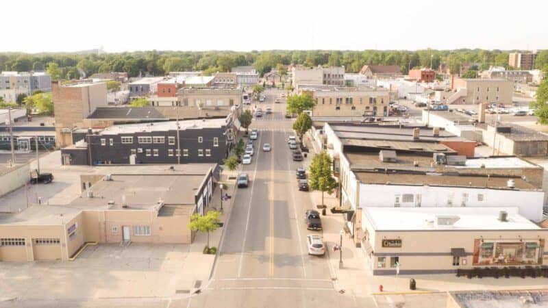 Downtwon Ludington Michigan