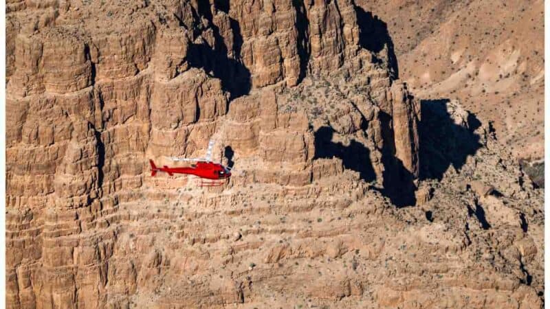 Las Vegas helicopter ride over Grand Canyon