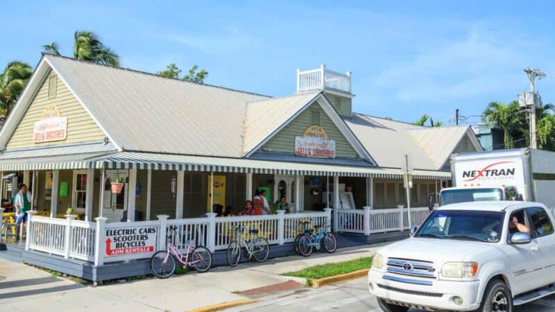 Ana's Cafe Cuban Restaurant in Key West view from the street