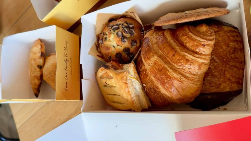 Breakfast Bakery Box from Porto's Bakery & Cafe in Buena Park Californa 