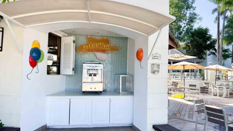 Sweetie's self serve ice cream machine 